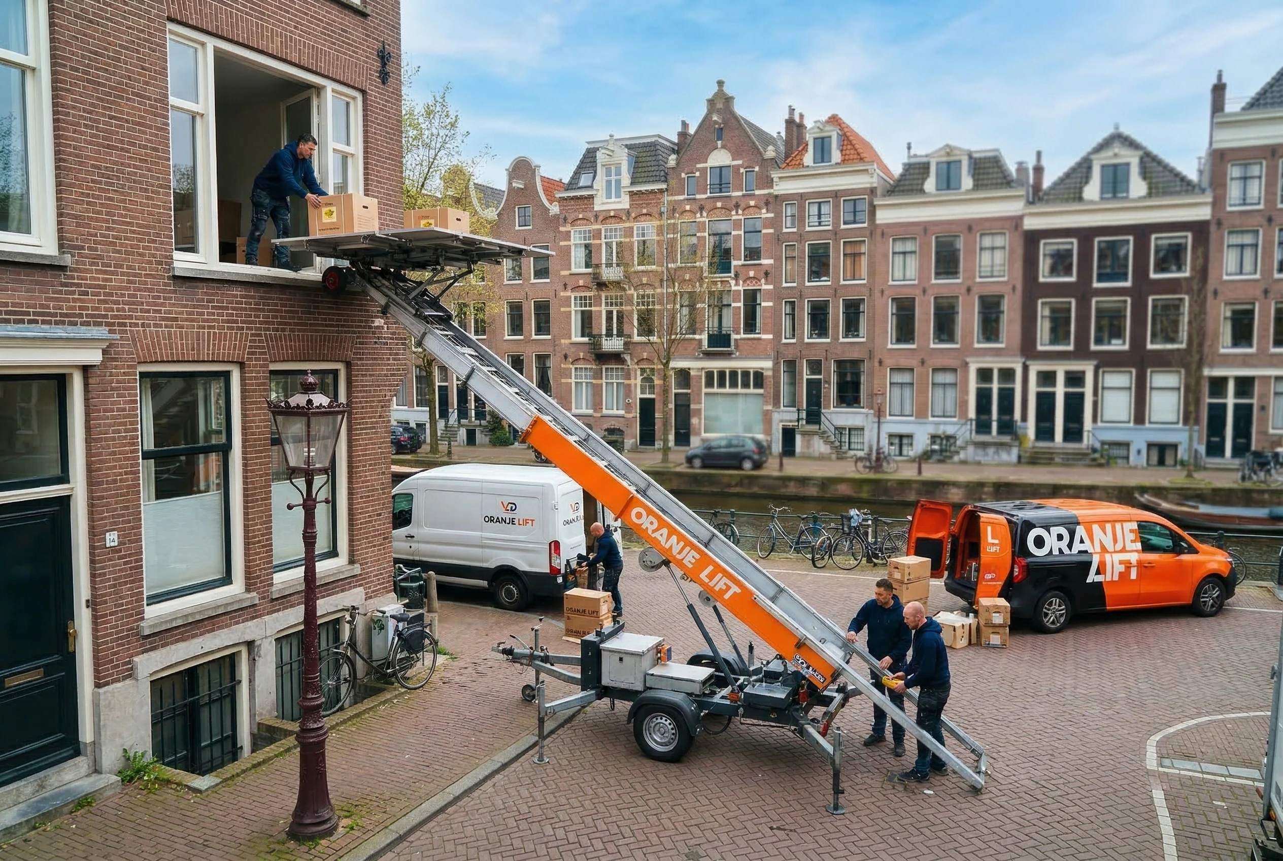 Aanhangerlift in Scheveningen Den Haag